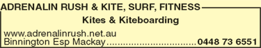 Adrenalin Rush & Kite, Surf, Fitness - School Education 2