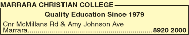 Marrara Christian College - School Education 7