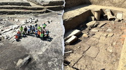 Construction workers clearing old bombs unexpectedly find 'important' ancient sanctuary Australia Private Schools