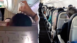 Passenger's bizarre use of drinking glass on flight leaves travelers horrified Australia Private Schools