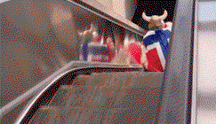 Viking madness grips Boston escalator as Norway fans march toward World Cup match School Education